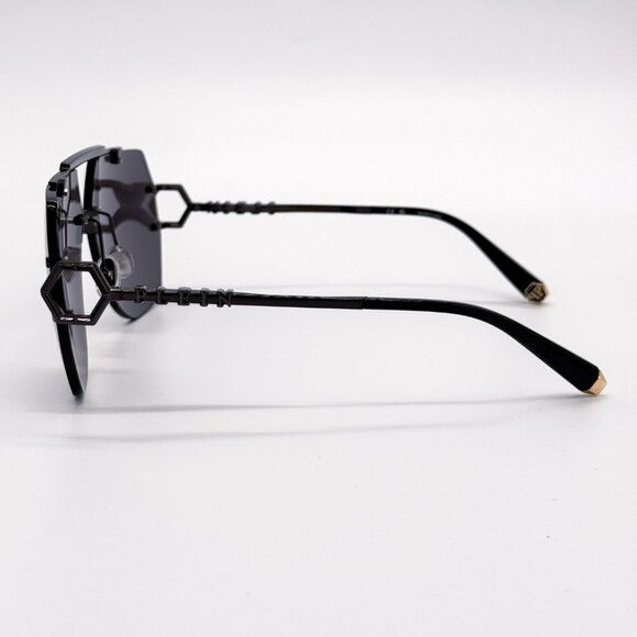 NEW PHILIPP PLEIN SLEEK SPP111 672X GREY UNISEX SUNGLASSES PHILIPP PLEIN - Picture 5 of 11